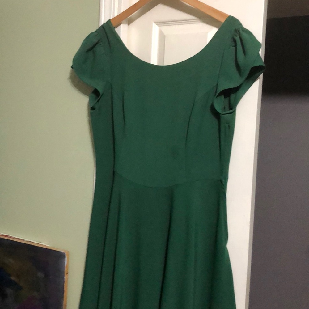 Stop staring green dress